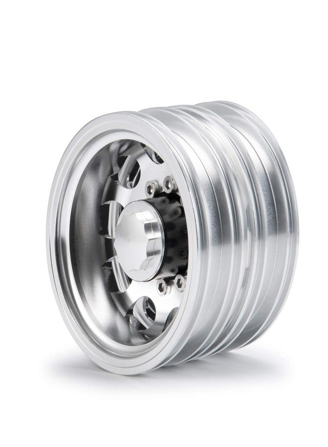 Que-T Metal Rear Wheel Rims Wheel Hubs for 1/14 RC Tamiya Trailer Tractor Truck Car, 4pcs/Set - Image 4